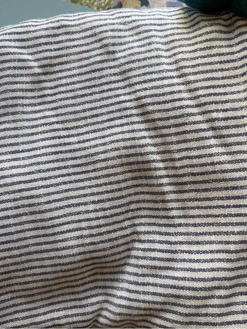 2 PANELS Anthro Striped Mindra Curtain in White - Picture 5 of 5